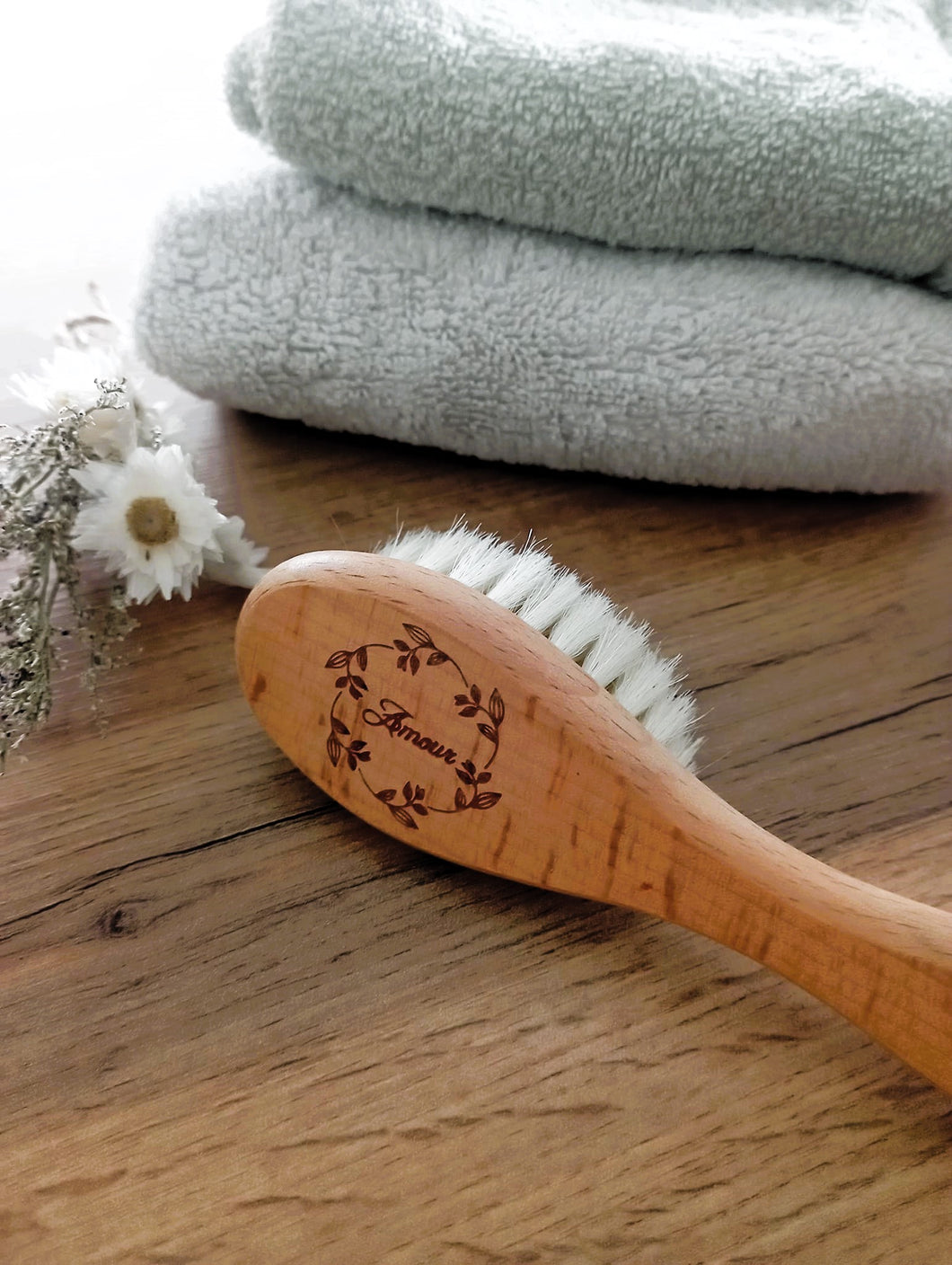 Brosse à cheveux en bois